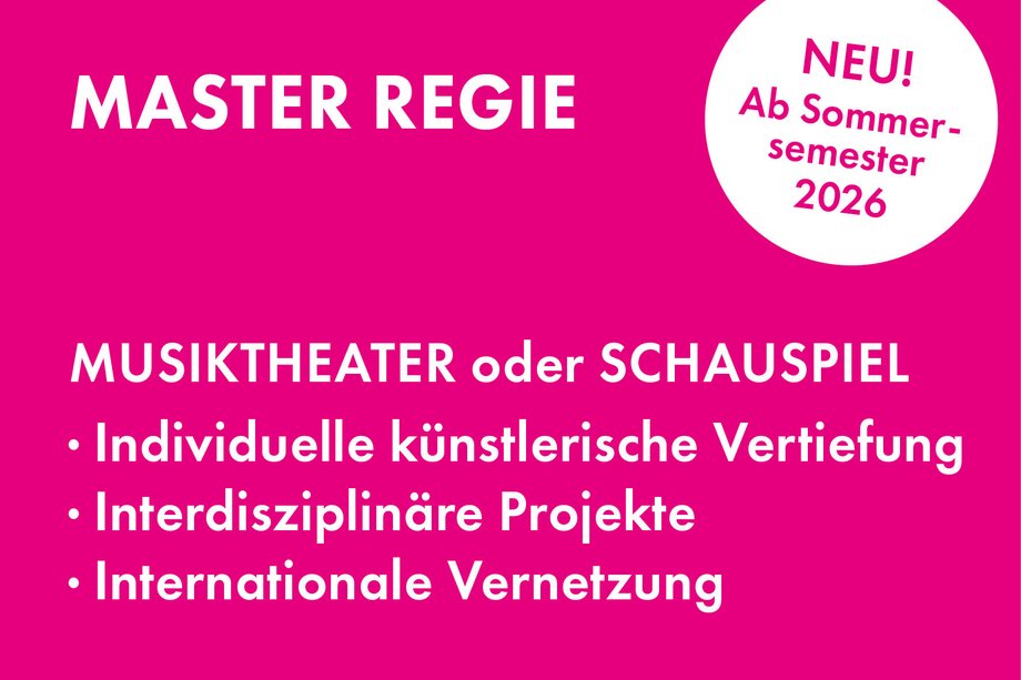 Master Regie Grafik