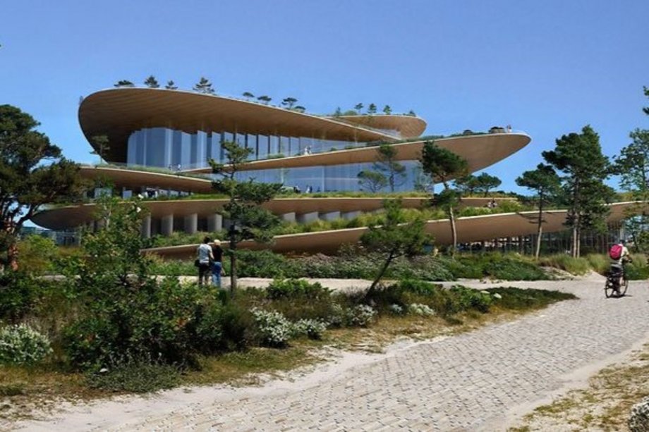 Neue Oper Fotoanmutung des geplanten Operngebäudes