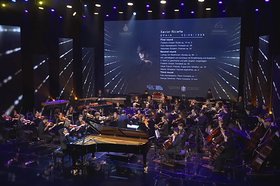 Konzertszene mit Xavier