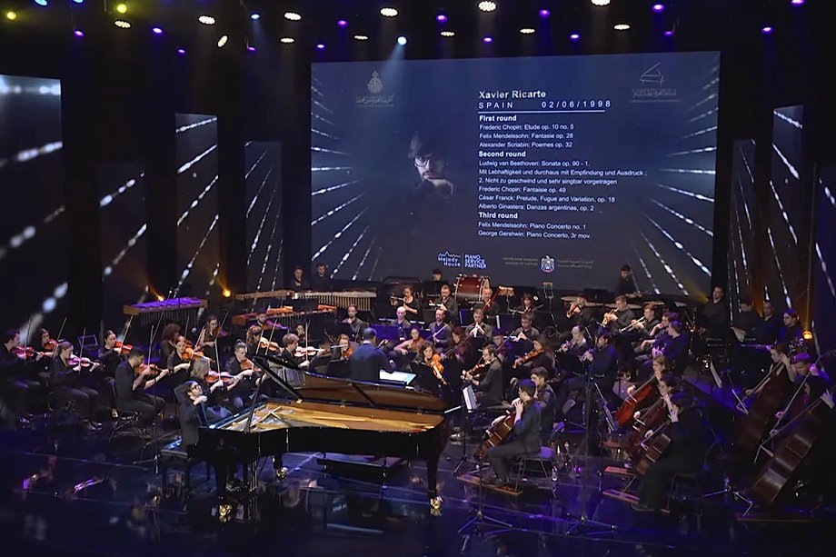 Konzertszene mit Xavier